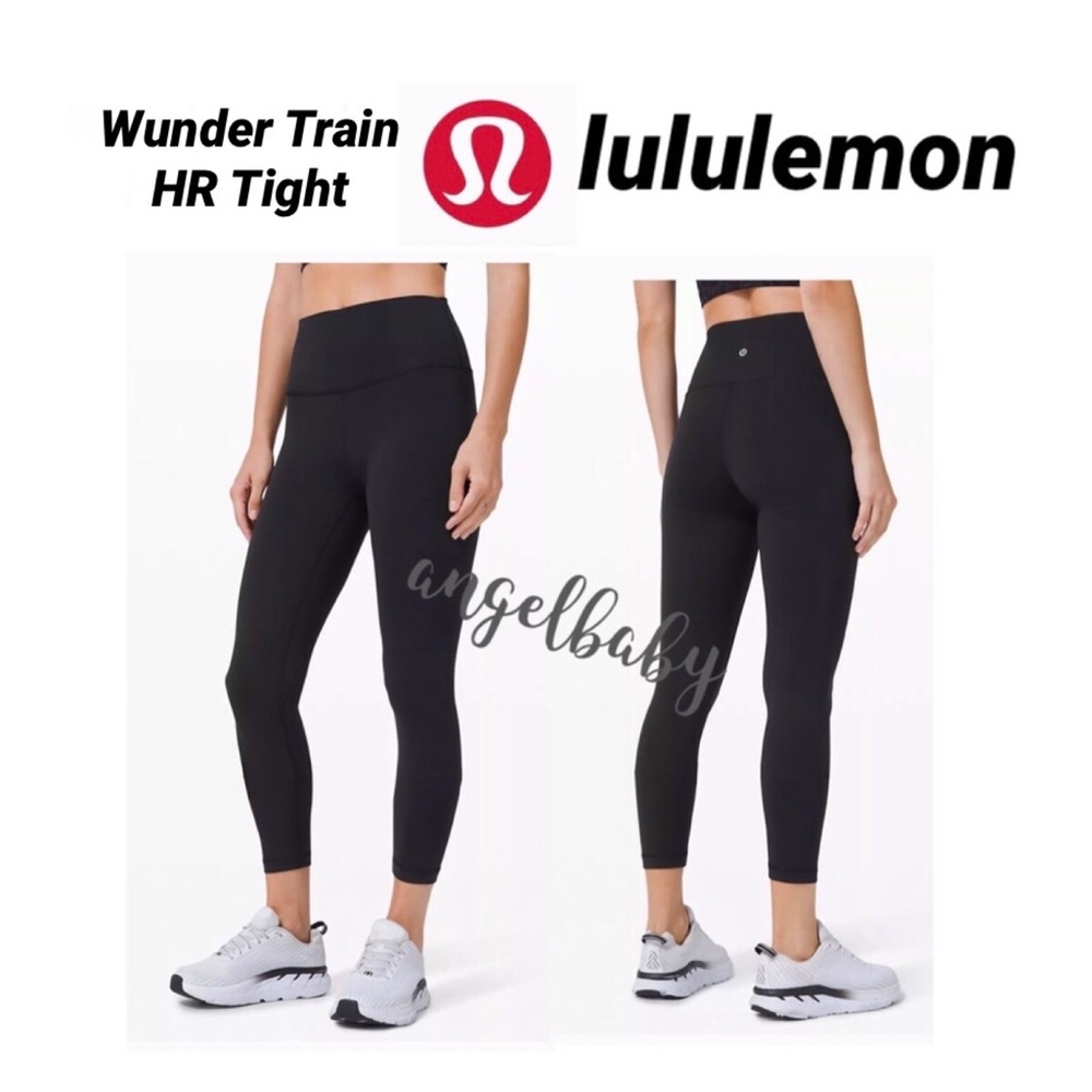 Lululemon Wunder Train HR Tight 25” in Solid Black! - Picture 3 of 17